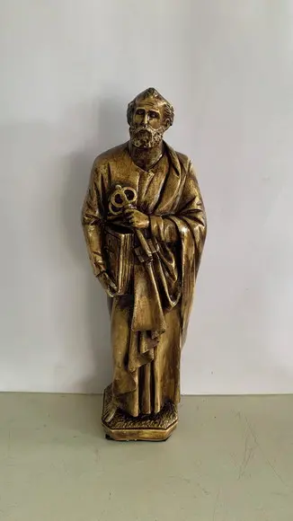 São Pedro Imagem Santo São Pedro com Pintura Especial