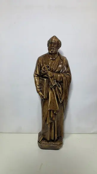 São Pedro Imagem Santo São Pedro com Pintura Especial