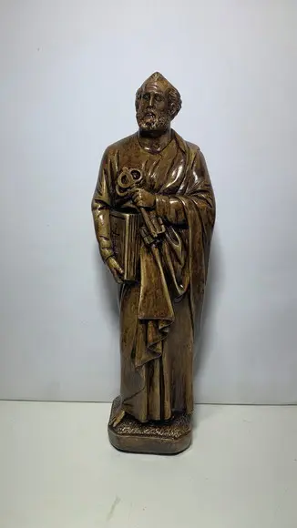 São Pedro Imagem Santo São Pedro com Pintura Especial