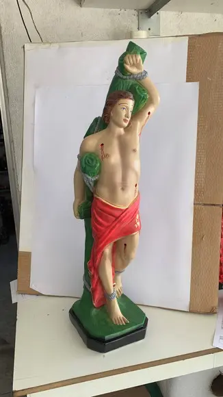 São Sebastião Imagem Santo São Sebastiao Grande com 70cm