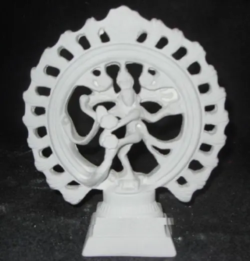 Shiva da Roda Escultura em Gesso Cru para Pintar