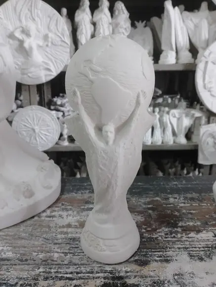 Taça da Copa do Mundo Gesso Cru