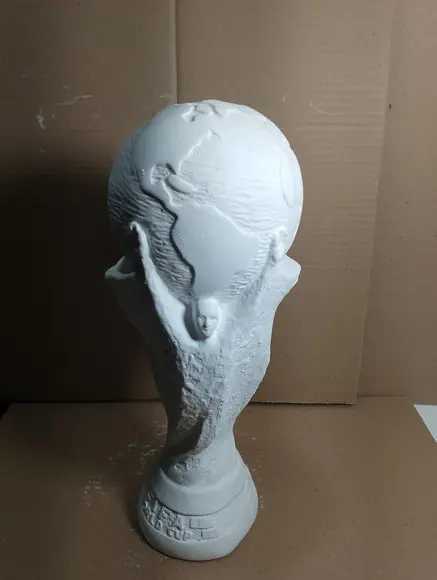 Taça da Copa do Mundo Gesso Cru