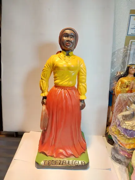 Tereza Légua Imagem Mestra Baiana Teresa Legua 40cm