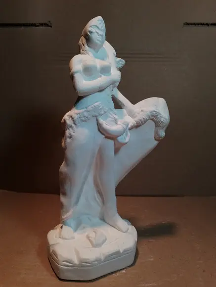 Yansã Imagem Yansa Orixá do Candomblé Escultura Modelo Novo