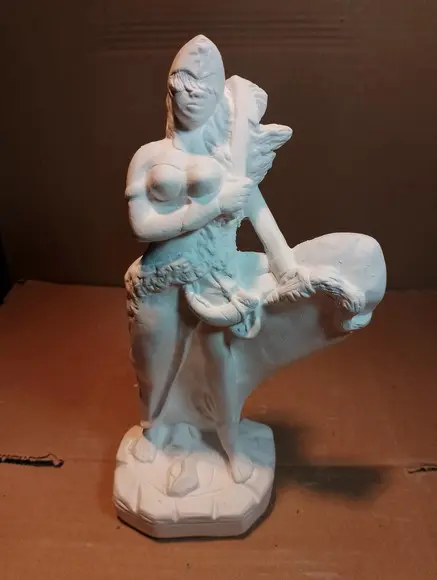 Yansã Imagem Yansa Orixá do Candomblé Escultura Modelo Novo