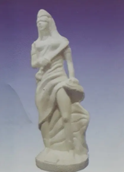 Yansã Orixá do Candomblé Imagem Iansã em Gesso Cru