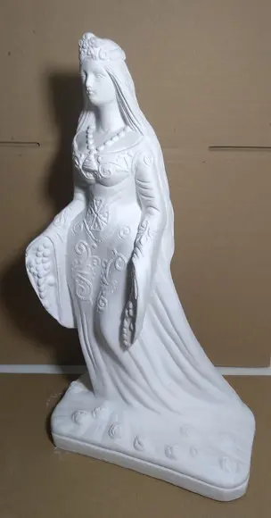 Yemanjá Imagem Iemanjá em Gesso Cru 40cm