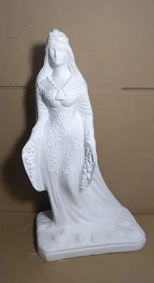 Yemanjá Imagem Iemanjá em Gesso Cru 40cm