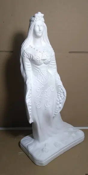 Yemanjá Imagem Iemanjá em Gesso Cru 40cm