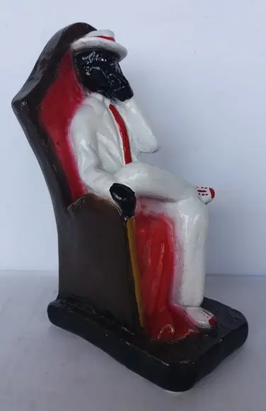 Zé Pelintra Sentado no Trono Imagem Zé Malandro Cadeira