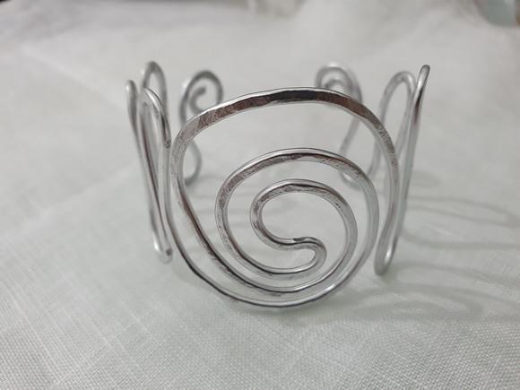 Bracelete Aramado Prateado Iii