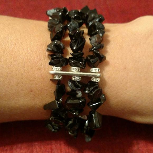 Bracelete de Pedras Naturais