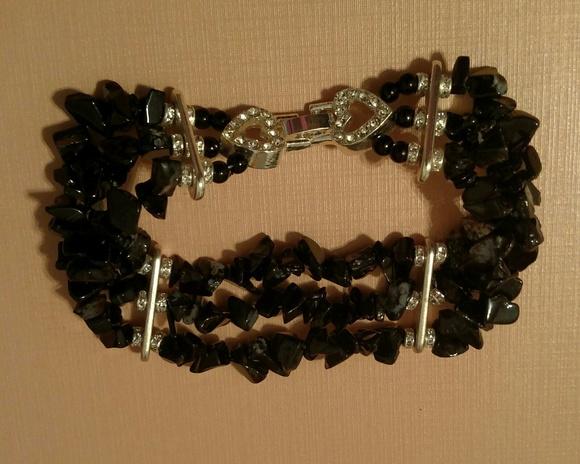 Bracelete de Pedras Naturais