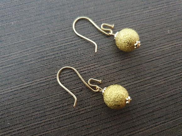 Brinco Gancho Banhado Dourado 3,5cm