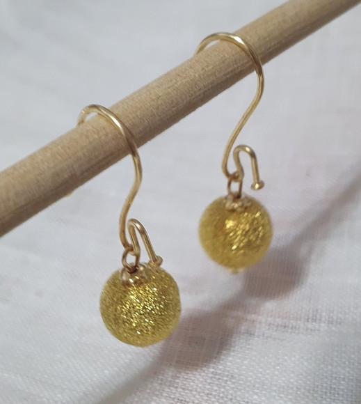 Brinco Gancho Banhado Dourado 3,5cm