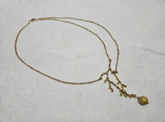 Colar de Corrente com Pingente Adiamantado