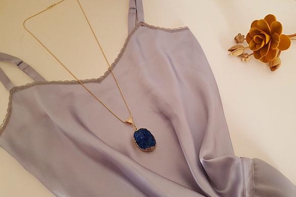Corrente com Drusa e Strass