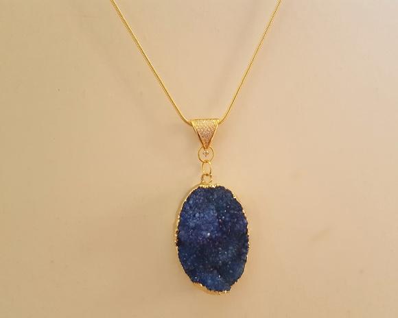 Corrente com Drusa e Strass