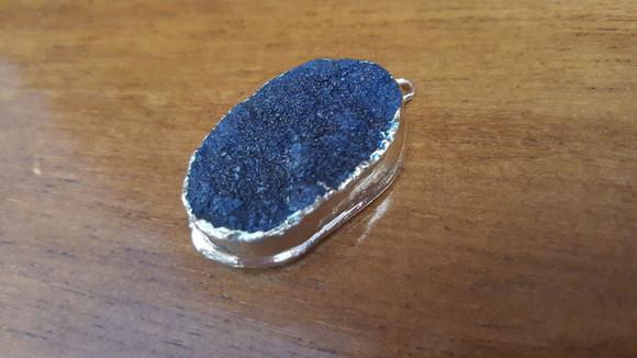 Pingente de Druza Azul Bic