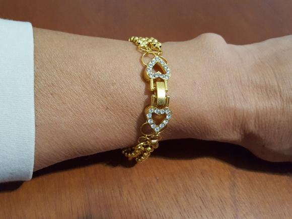Pulseira Banhada de Bolinhas