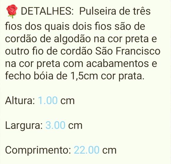 Pulseira de Cordas com Acabamentos Prata