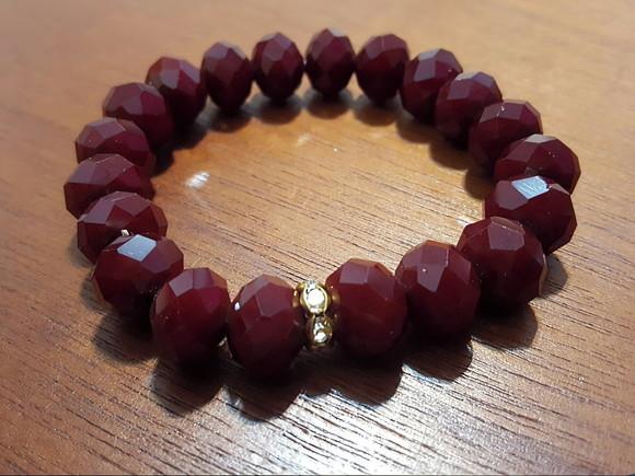 Pulseira de Cristais Rubi