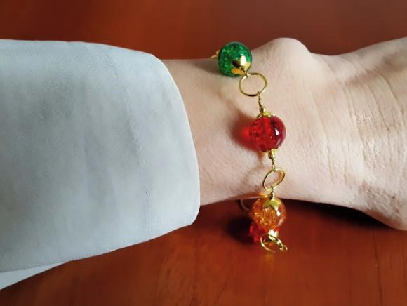 Pulseira de Cristal Fusion Colorido