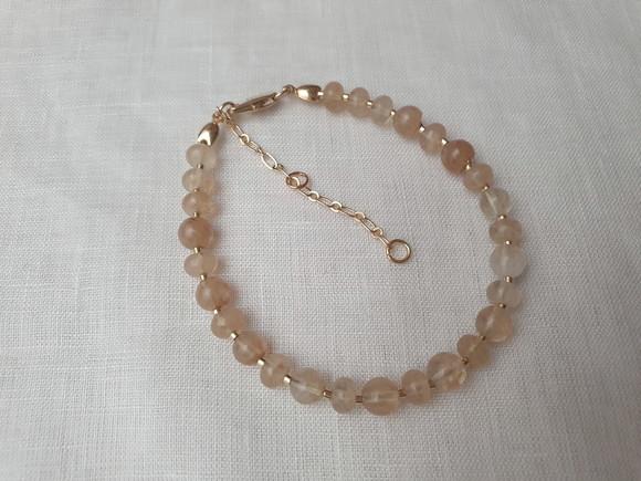 Pulseira de Pedra Natural Citrino