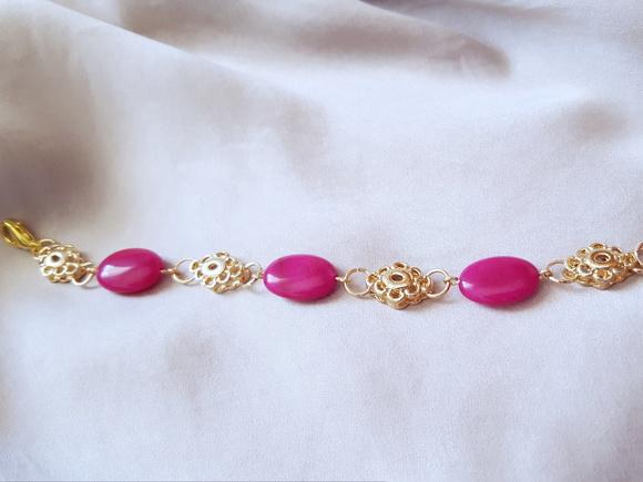 Pulseira de Pedra Natural Jade Chiclete