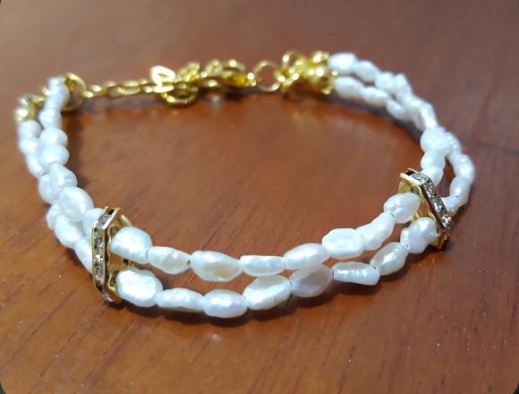 Pulseira de Pérolas Naturais