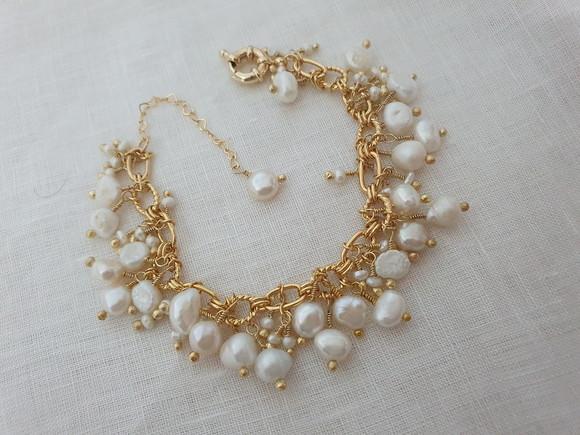 Pulseira de Pérolas Naturais