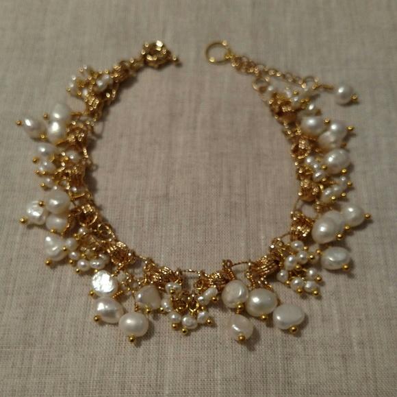 Pulseira de Pérolas Naturais