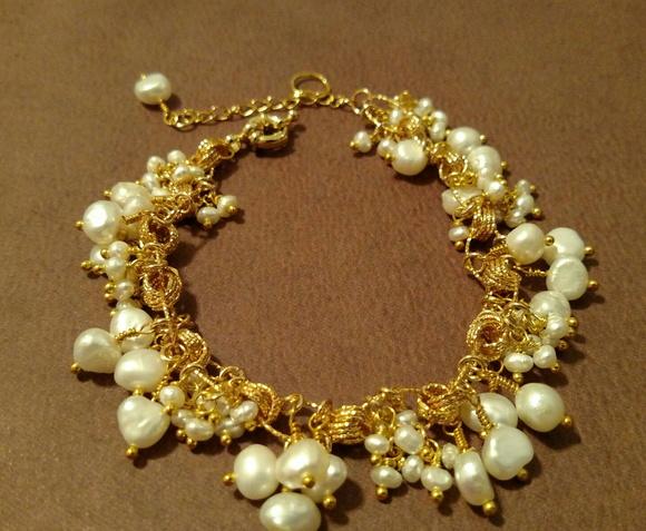 Pulseira de Pérolas Naturais