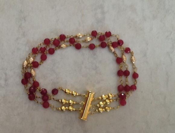 Pulseira Jade Com Fecho Magnético