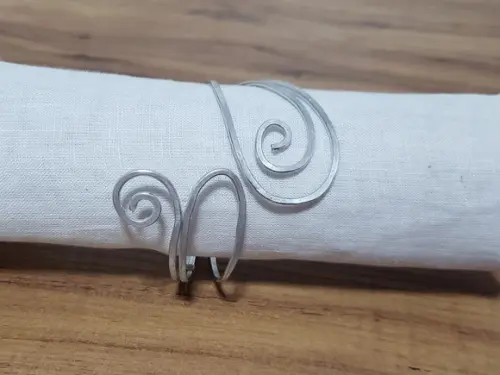 Bracelete Aramado Prateado