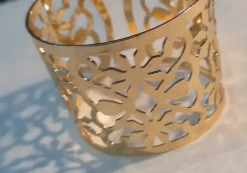 Bracelete Banhado Vazado I