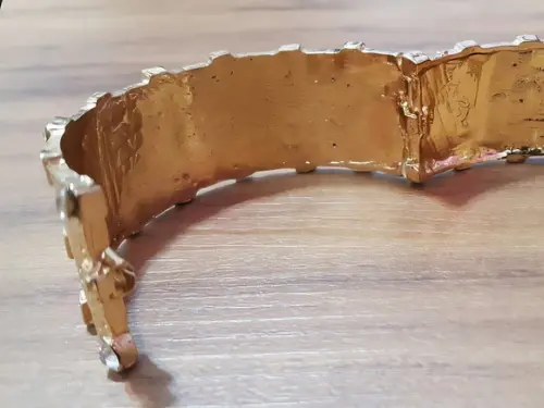 Bracelete Dourado com Mini Cristais