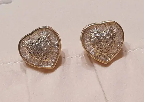Brinco Banhado com Mini Zircônias Transparentes