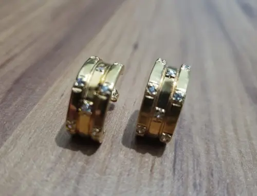 Brinco Banhado com Zircônias