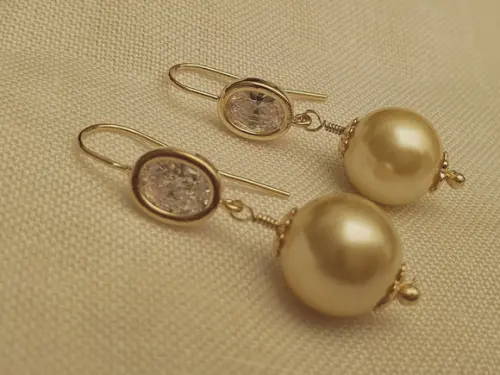 Brinco de Pérolas e Zircônias