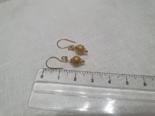 Brinco Gancho Banhado Dourado 2,5cm