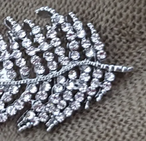 Broche Banhado Cravejado de Cristais