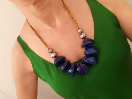 Colar Azul Índigo