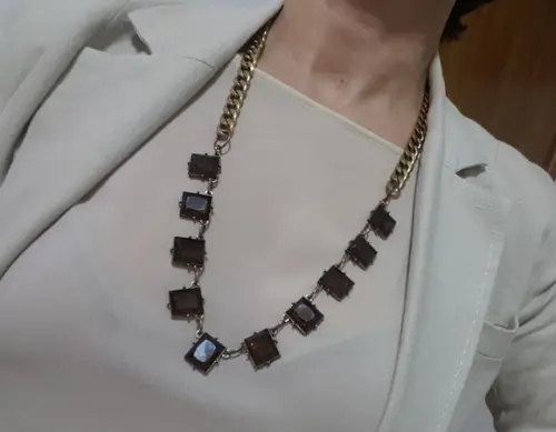 Colar de Cabochão Castor