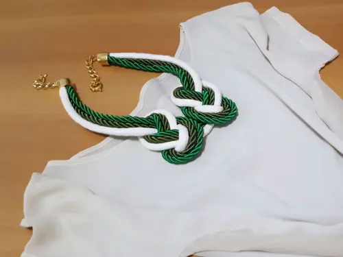 Colar de Corda e Cordão São Francisco Verde