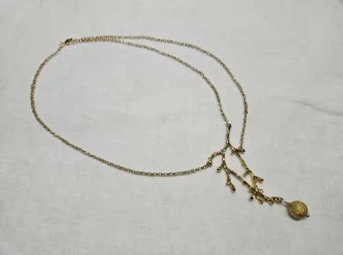 Colar de Corrente com Pingente Adiamantado