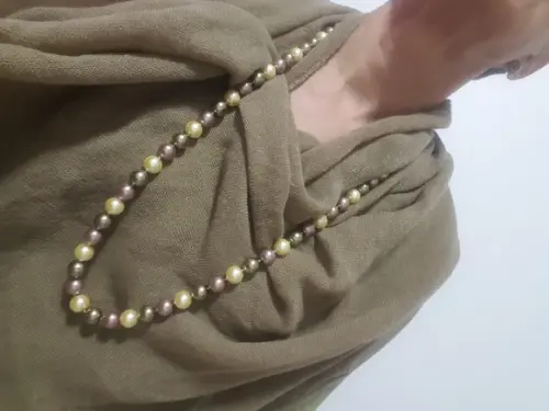 Colar de Pérolas Shell Nude