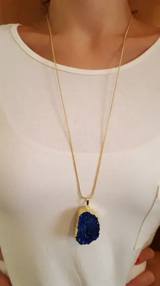 Corrente com Drusa Azul