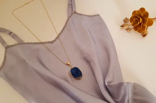 Corrente com Drusa e Strass